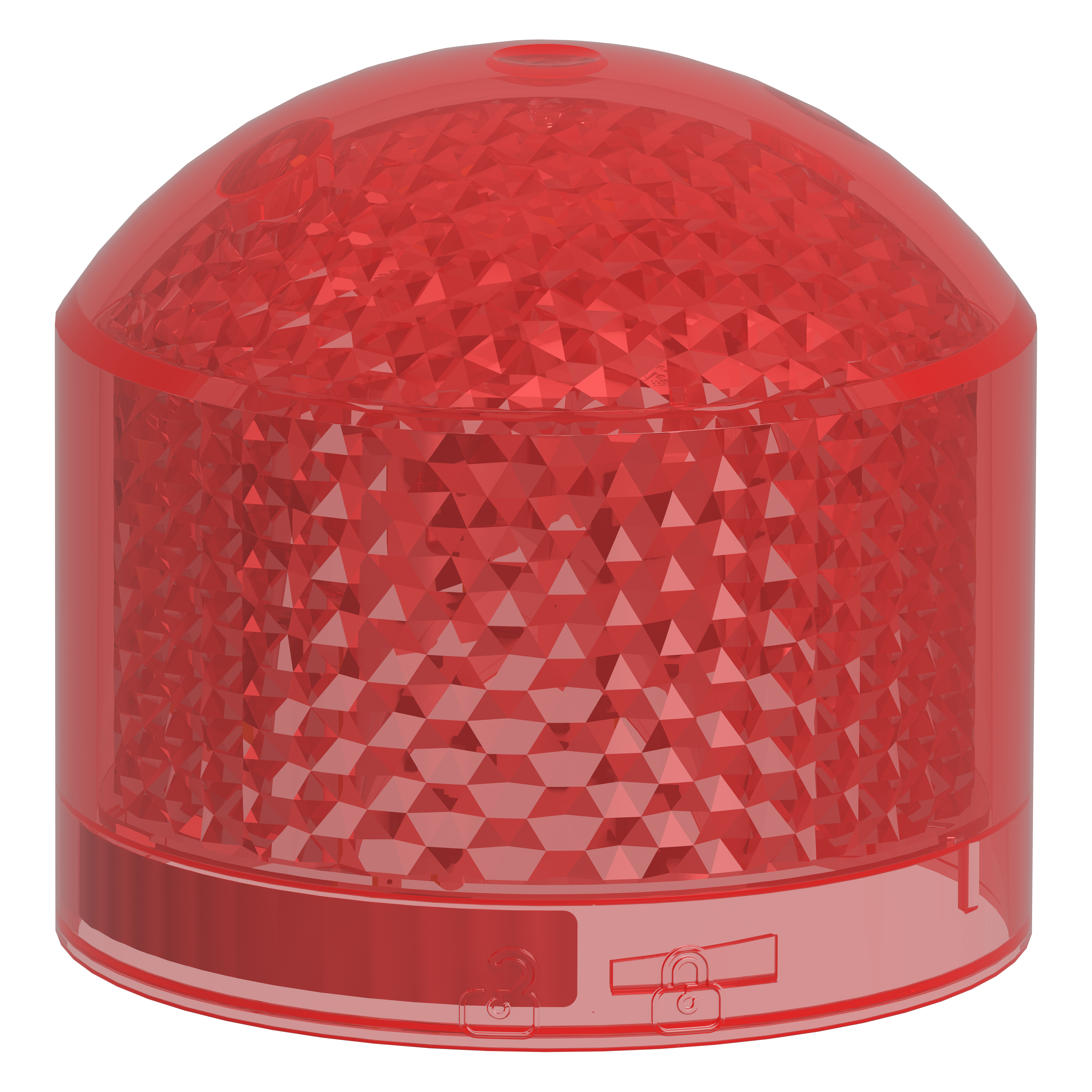 SCHNEIDER ELECTRIC - Elemento singolo, Harmony XVB7, rosso, Ø70mm, luce fissa XVB7L24