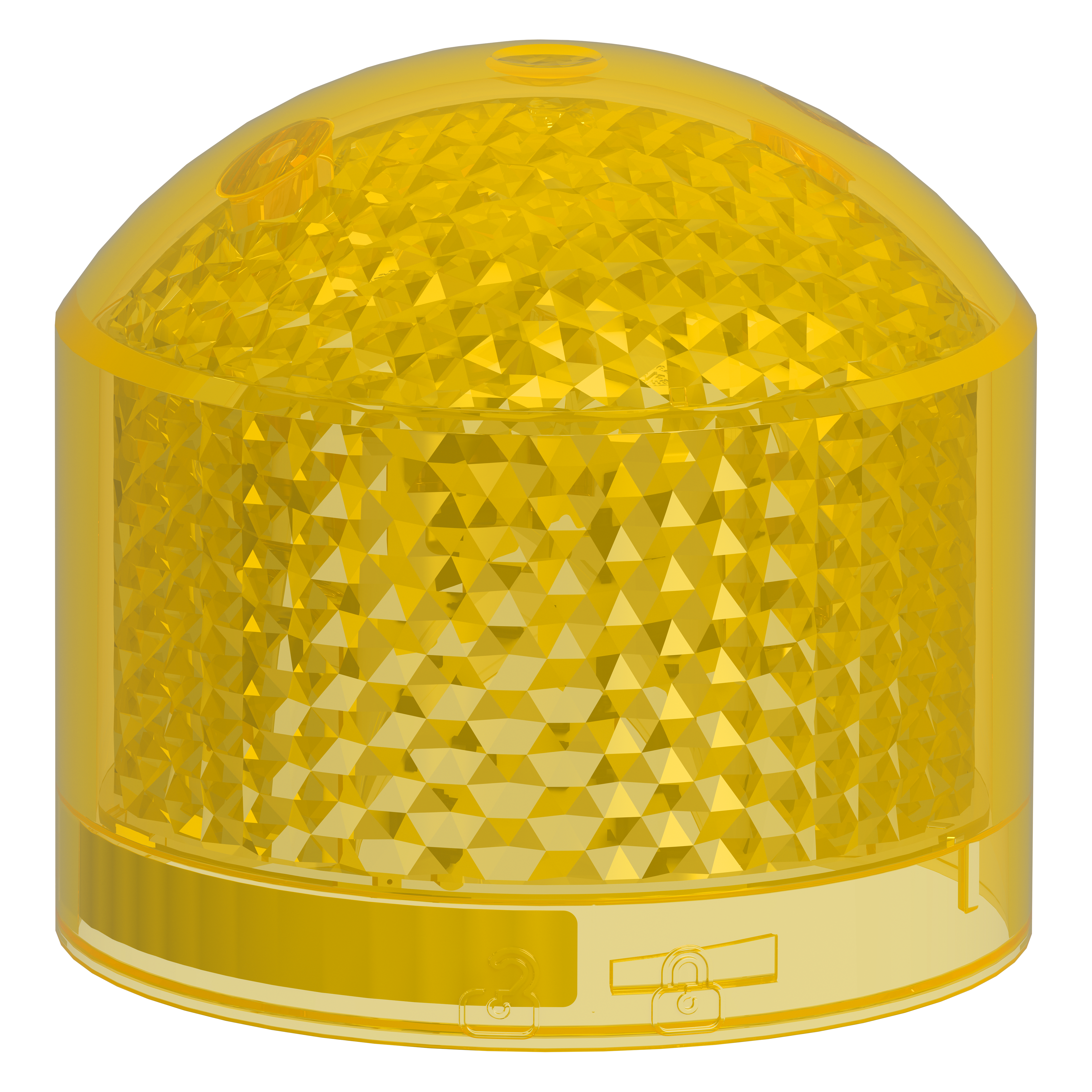 SCHNEIDER ELECTRIC - Elemento singolo, Harmony XVB7, giallo, Ø70mm, luce fissa