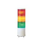 SCHNEIDER ELECTRIC - Harmony XVC, Colonna luminosa monoblocco precablata, plastica, rosso arancione verde, Ø40, montaggio diretto su base, luce fissa, IP54, 24 V AC/DC
