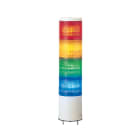 SCHNEIDER ELECTRIC - Harmony XVC, Colonna luminosa monoblocco precablata, plastica, rosso aranc. verde blu, Ø40, montaggio diretto su base, luce fissa, IP54, 24 VAC/DC