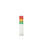 SCHNEIDER ELECTRIC - Harmony XVC, Colonna luminosa monoblocco precablata,plastica,rosso aranc. verde, Ø60, montaggio su base, luce fissa/lampeg., buzzer, IP54, 100..240VAC