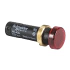 SCHNEIDER ELECTRIC - Luce pilota rotonda Ø 12 - IP40 - Rossa - LED coperto - 5 V - Capicorda