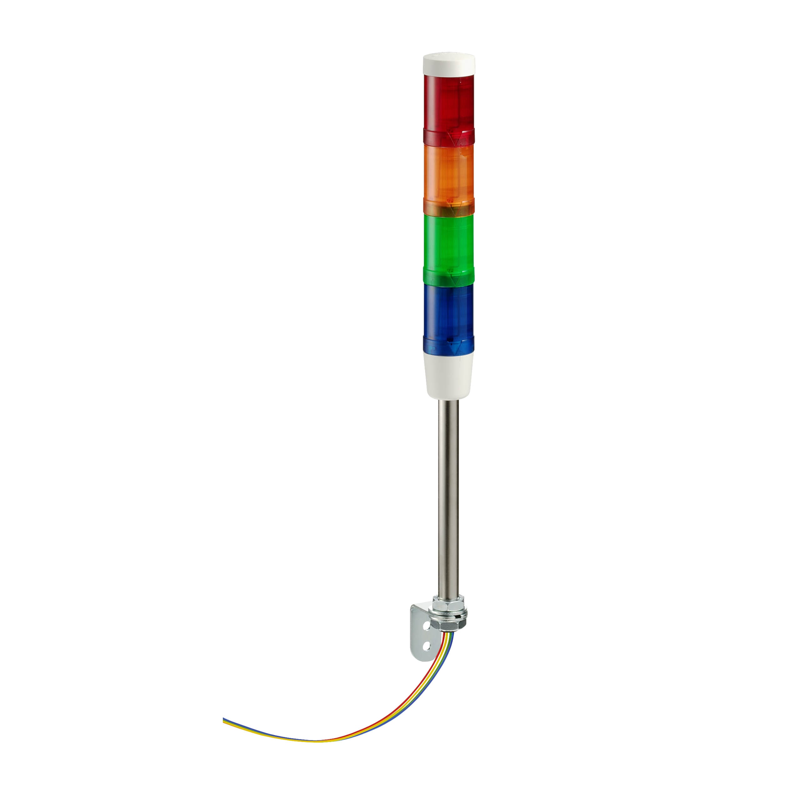 SCHNEIDER ELECTRIC - Colonna luminosa senza buzzer + 4 elementi luminosi Ø45mm - 24 VAC/CC