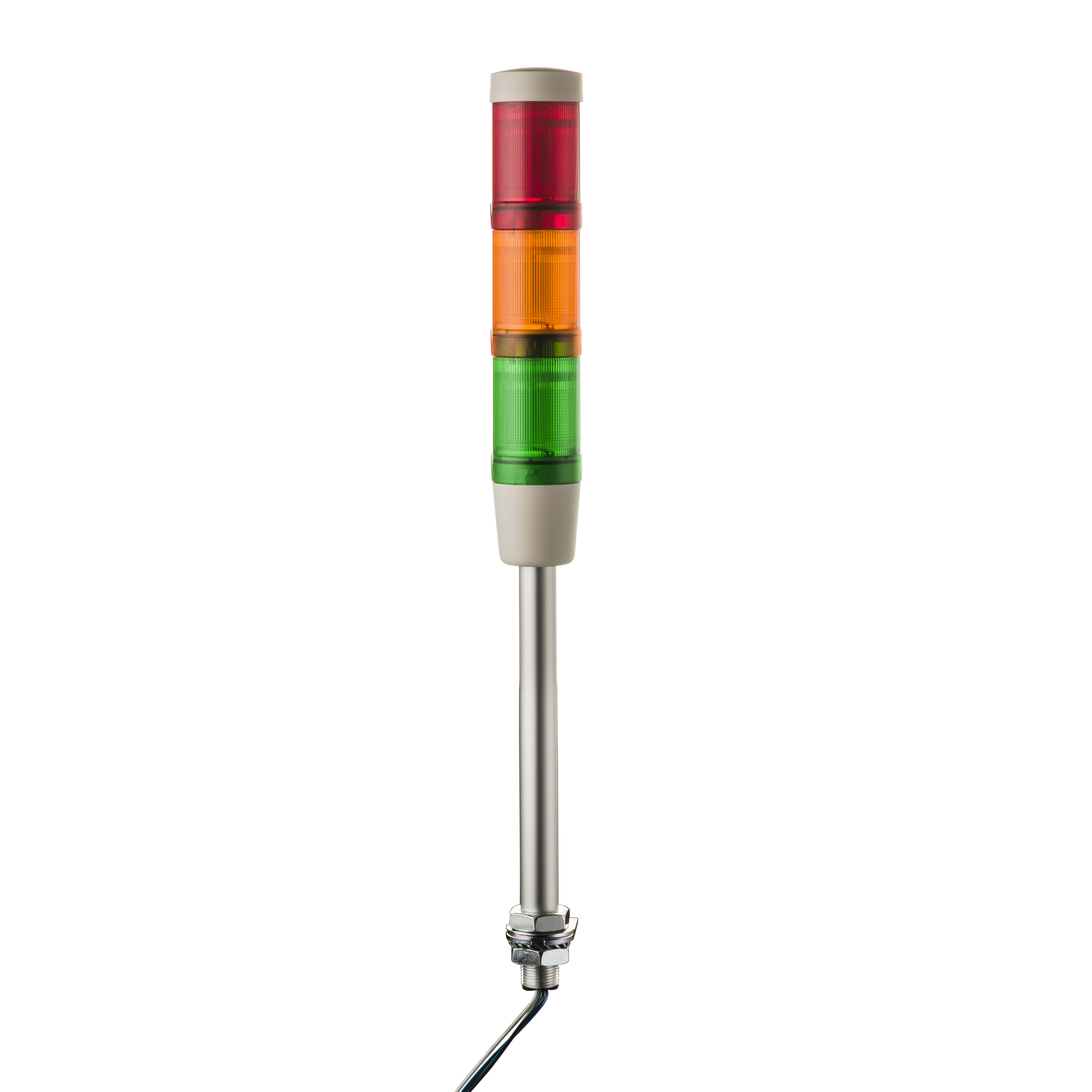 SCHNEIDER ELECTRIC - Colonna luminosa senza buzzer + 3 elementi luminosi Ø45mm - 24 VAC/CC