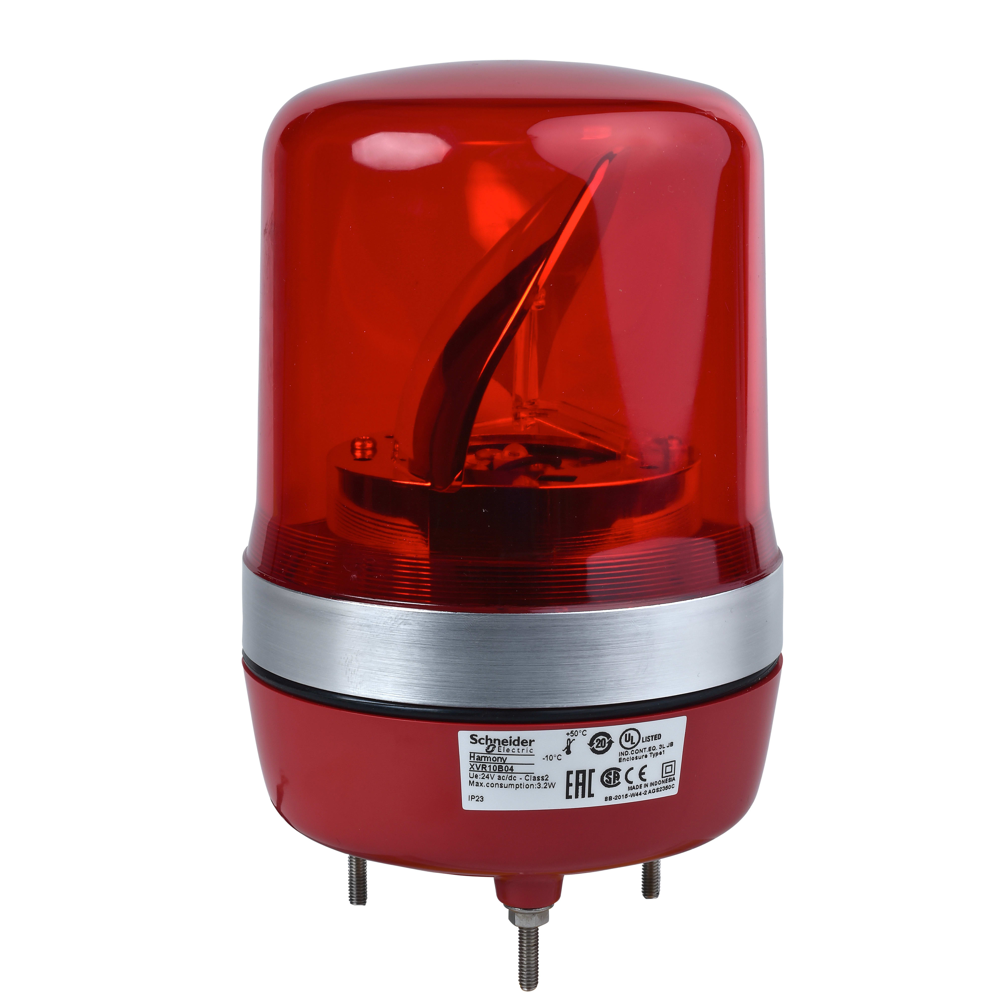 SCHNEIDER ELECTRIC - Dispositivo a luce rotante 106mm rosso 24 VAC/VDC