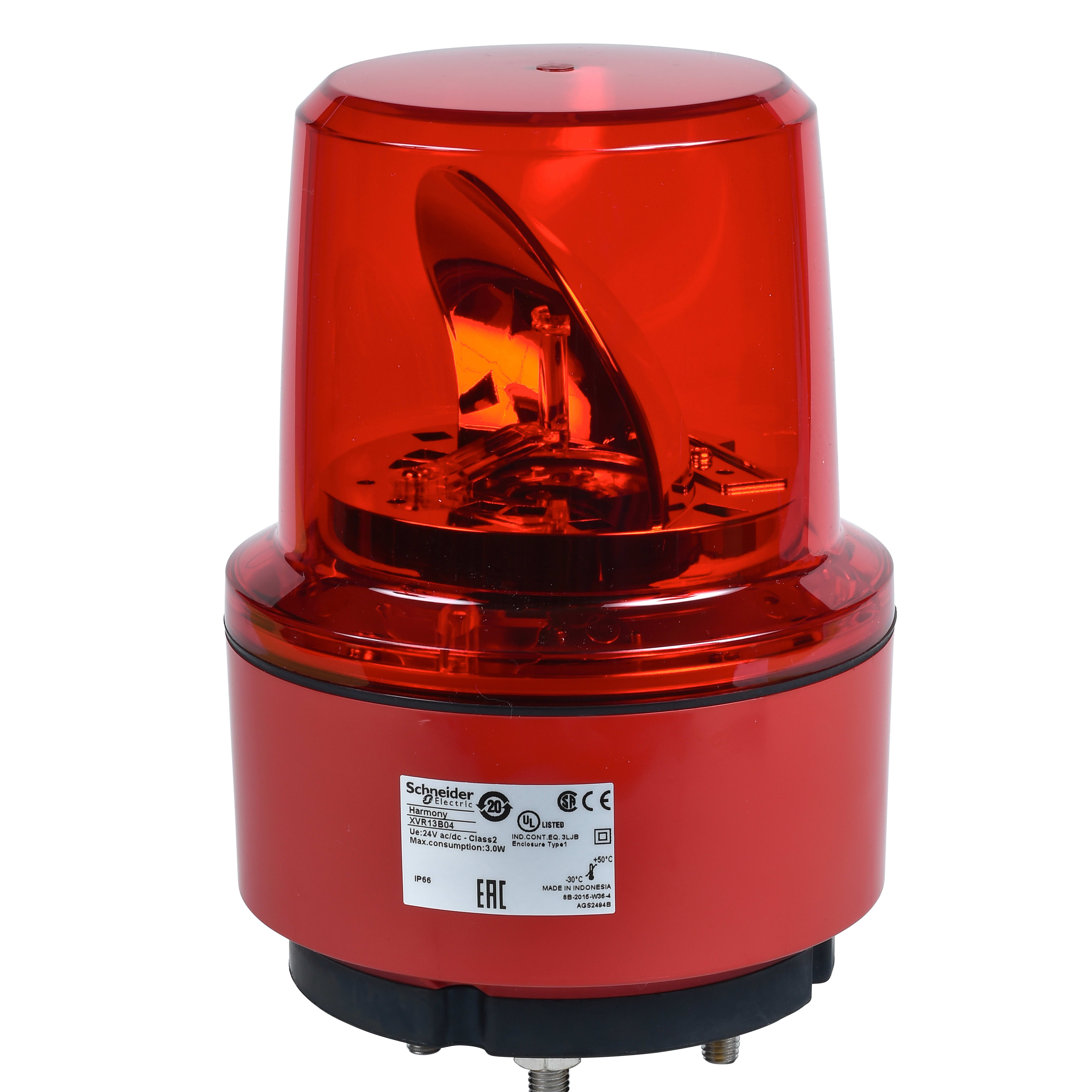 SCHNEIDER ELECTRIC - Dispositivo a luce rotante 1 Ø30 rosso 24 VAC/VDC