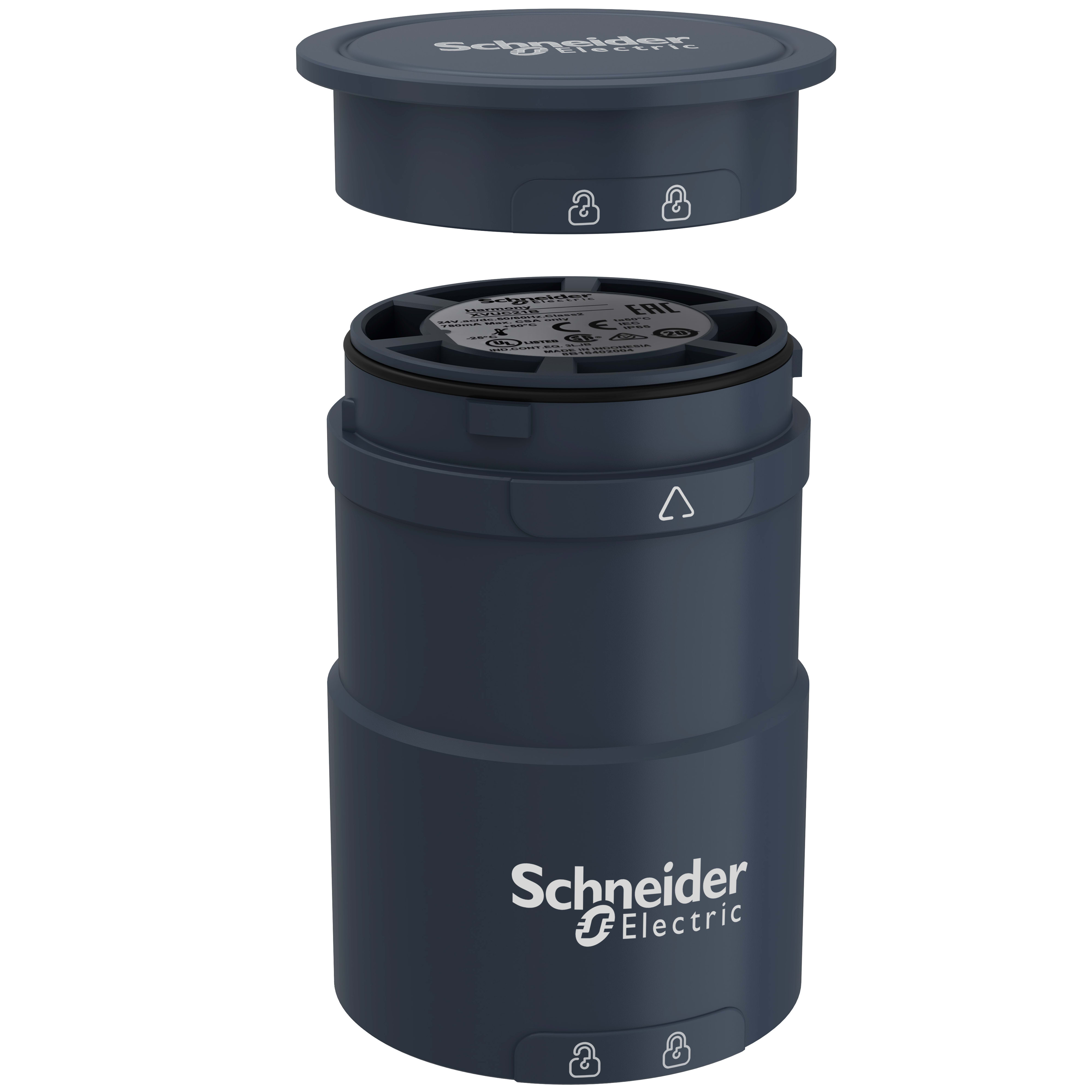 SCHNEIDER ELECTRIC - Corpo alimentazione 24VAC/DC + coperchio - NERO