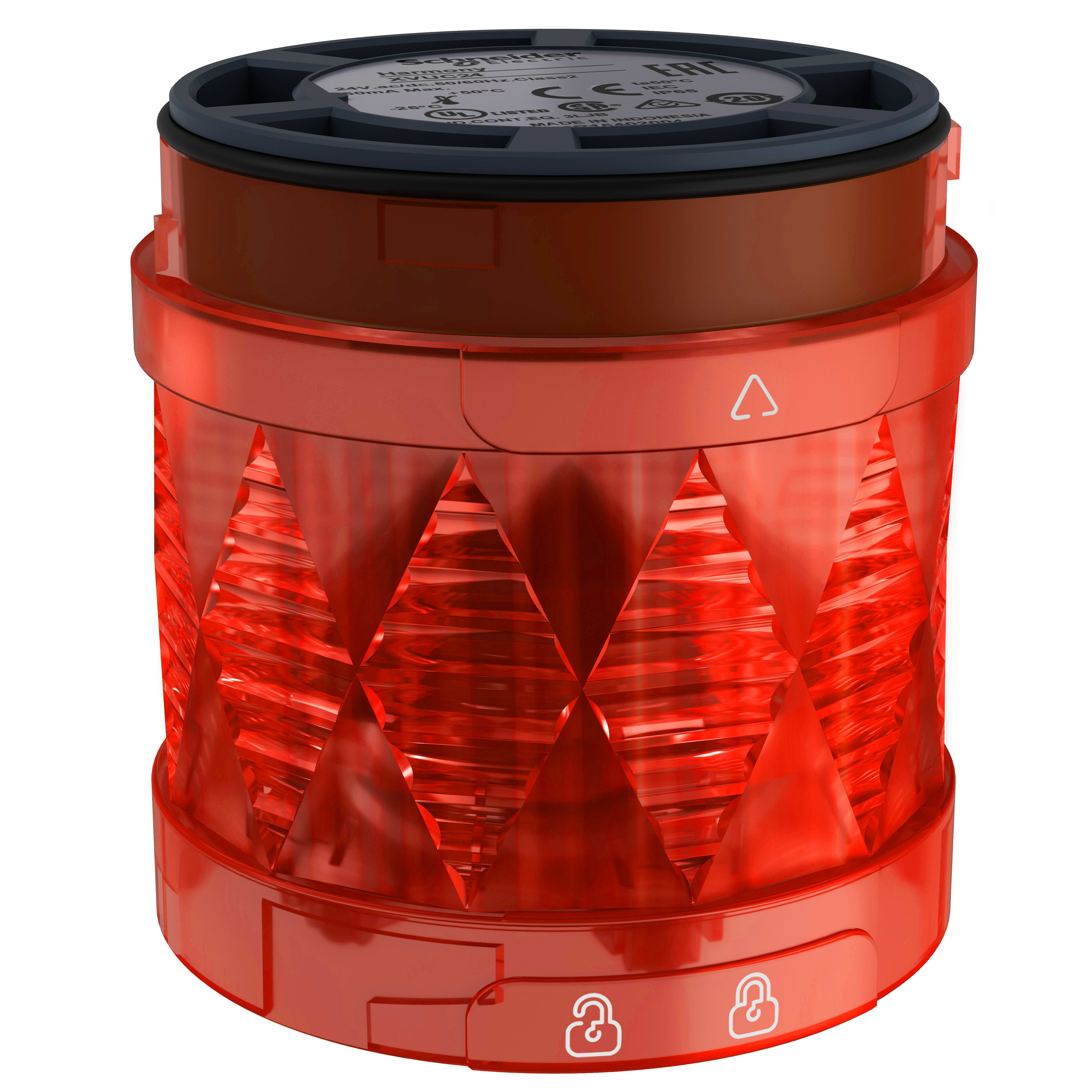 SCHNEIDER ELECTRIC - Elemento luminoso Ø60mm LED - lampeggiante - rosso - IP65