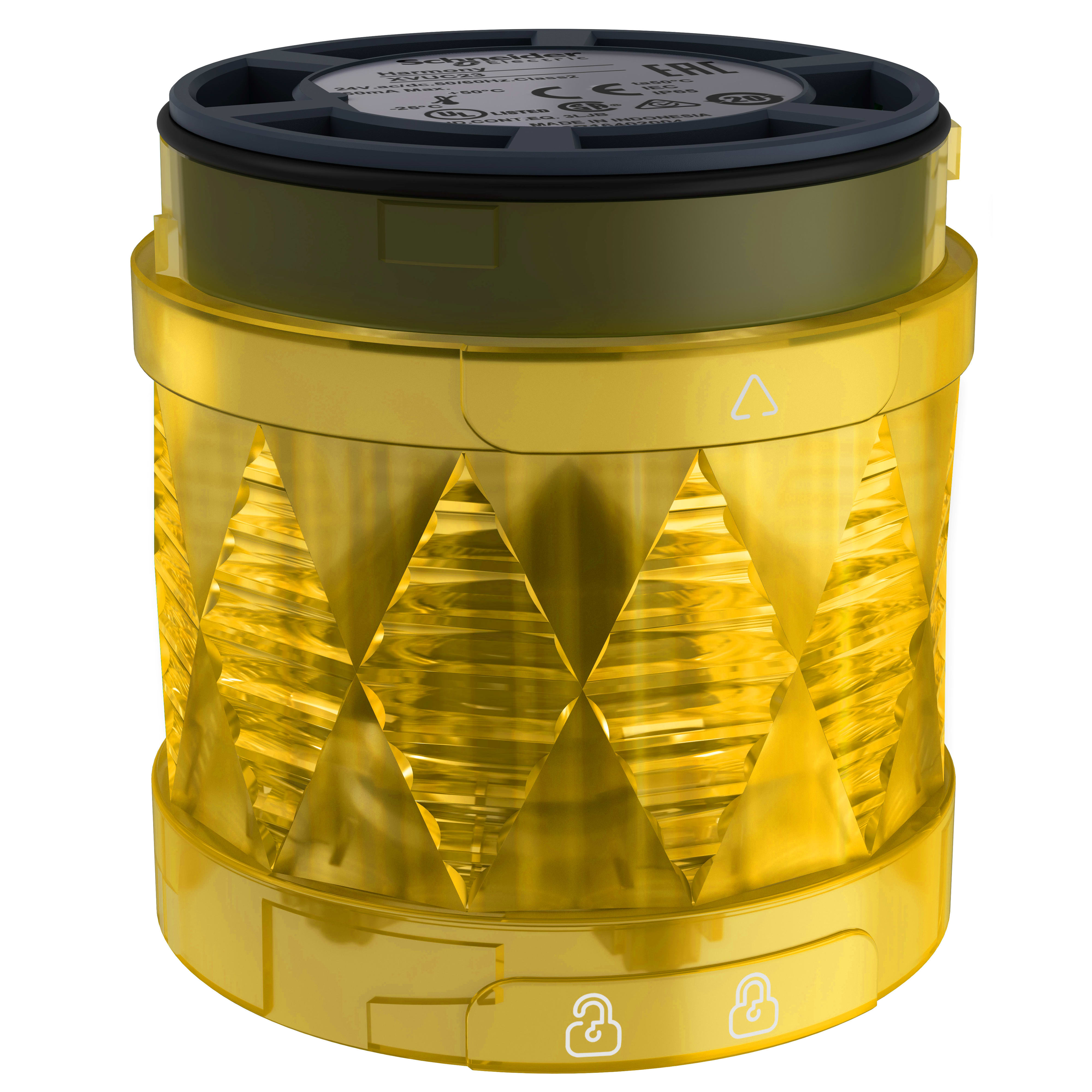 SCHNEIDER ELECTRIC - Elemento luminoso Ø60mm LED - lampeggiante - giallo - IP65