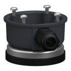 SCHNEIDER ELECTRIC - Supporto di montaggio universale, Harmony XV4/XV6/XVB7, adattatore magnetico in plastica, grigio XVZ08