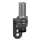 SCHNEIDER ELECTRIC - Supporto di montaggio universale, Harmony XV4/XV6/XVB7, staffa metallica L e tubo in alluminio da 100 mm XVZ100T