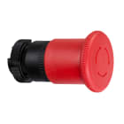 SCHNEIDER ELECTRIC - Testa pulsante fungo arresto emergenza Ø40 Harmony XAC, rosso ad aggancio - girare per sbloccare