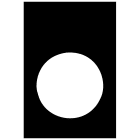 SCHNEIDER ELECTRIC - Etichetta con marcatura, Harmony XAC, targhetta, 30 x 40mm, plastica, nera, pulsante 22mm, bianca senza marcatura