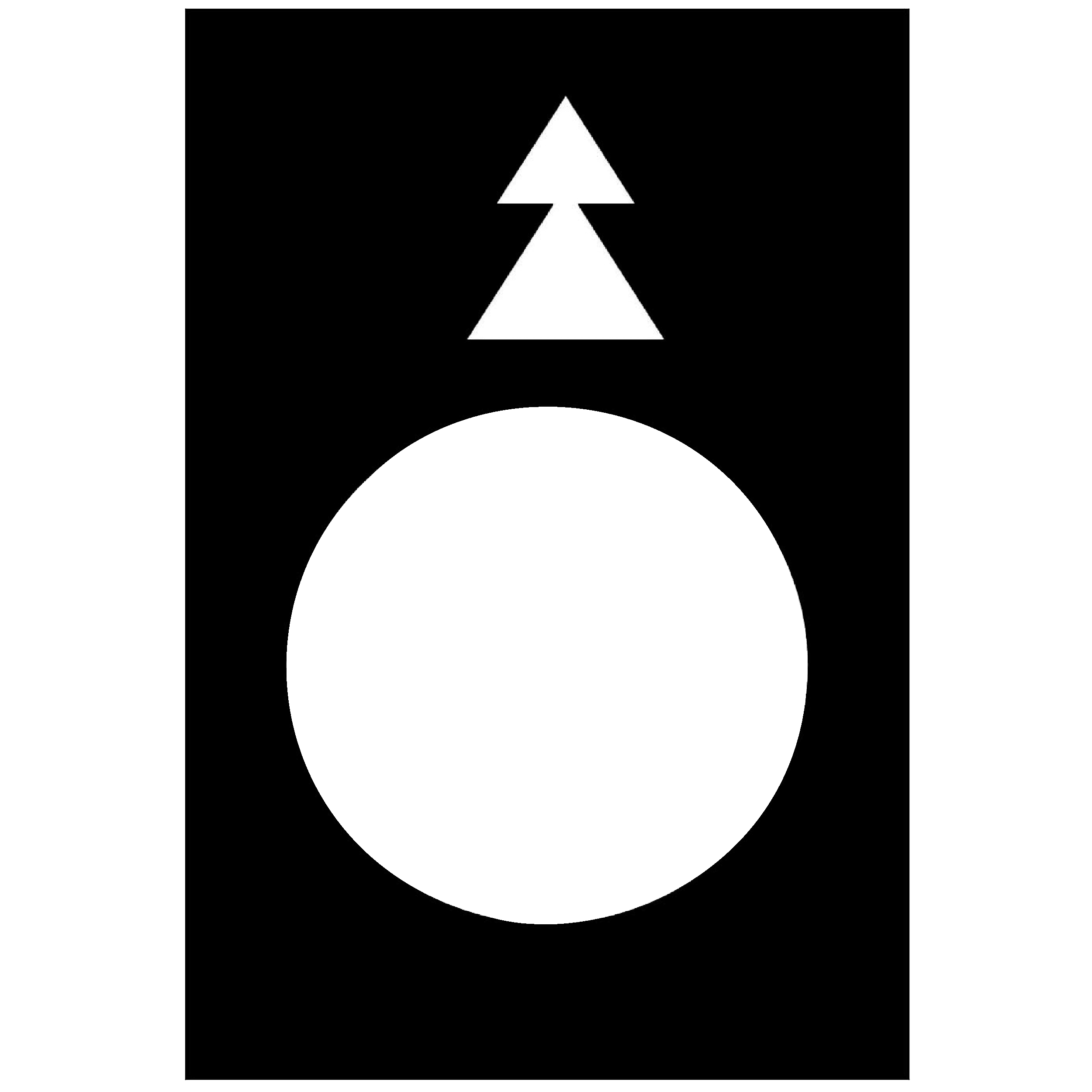 SCHNEIDER ELECTRIC - Etichetta - 30×40mm - nero - sinistra, lento-veloce ZB2BY2912