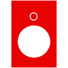 SCHNEIDER ELECTRIC - Etichetta - 30 x 40mm - rossa - 0 ZB2BY2931