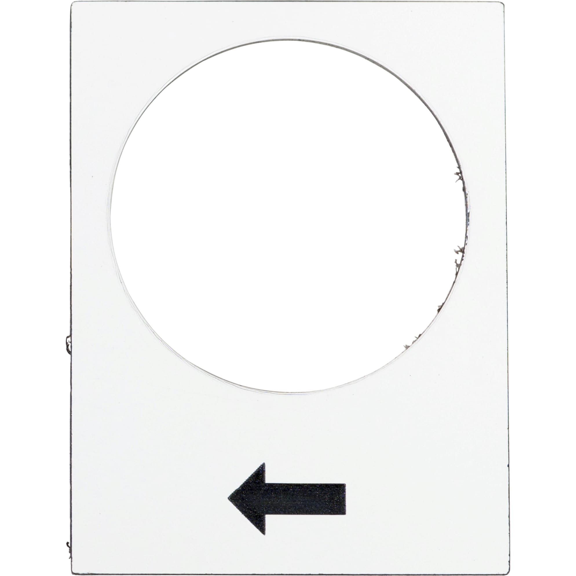 SCHNEIDER ELECTRIC - Etichetta - 30 x 40mm - bianca - sollevamento o dx