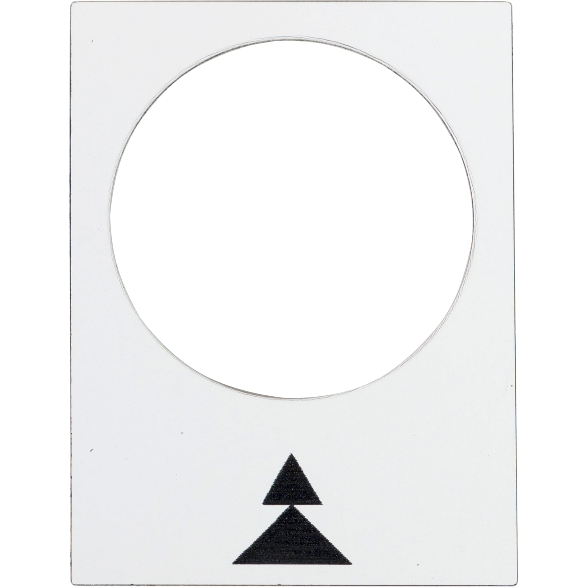 SCHNEIDER ELECTRIC - Etichetta - 30×40mm - bianco - destra, lento-veloce ZB2BY4909
