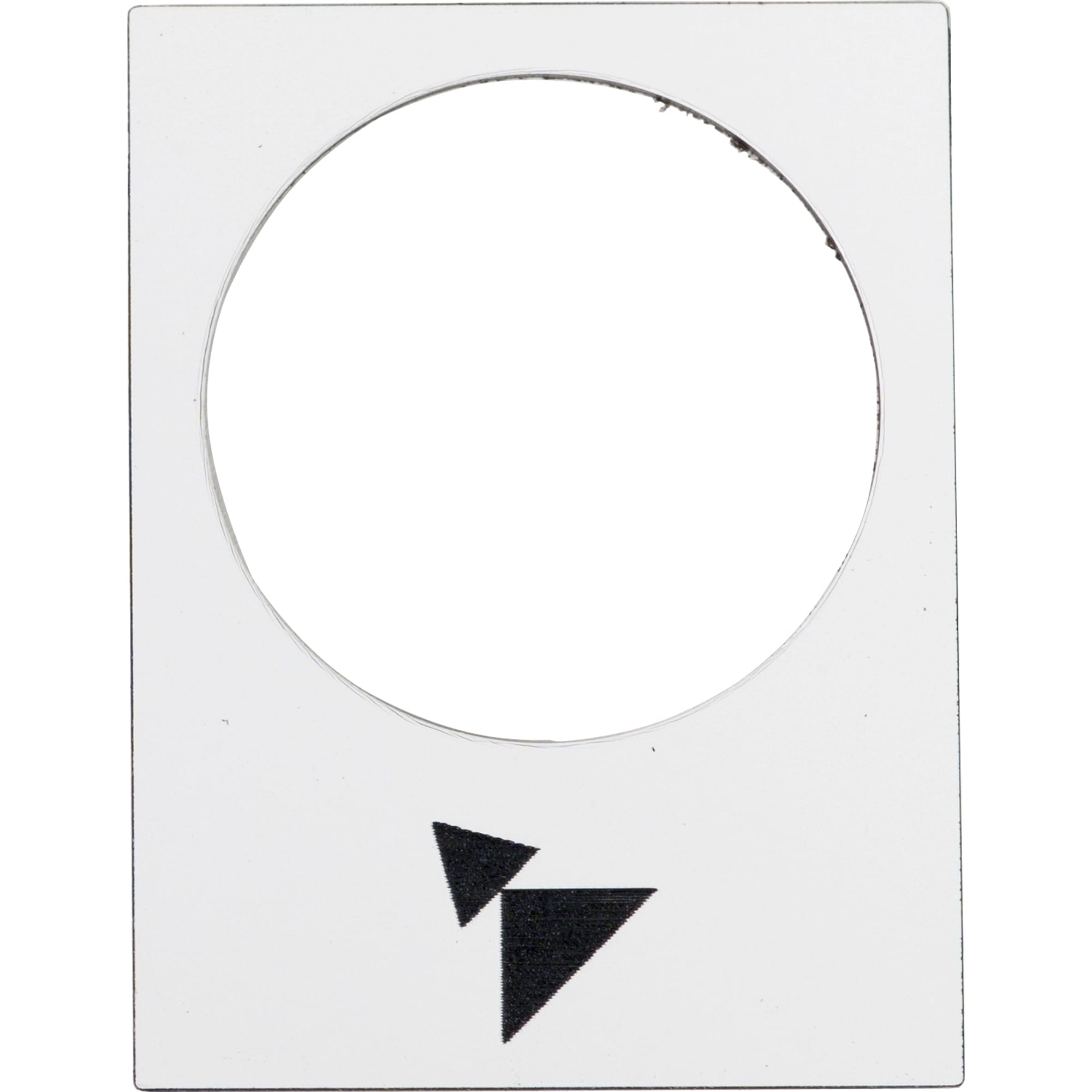 SCHNEIDER ELECTRIC - Etichetta - 30×40mm - bianco - avanti, lento-veloce ZB2BY4915