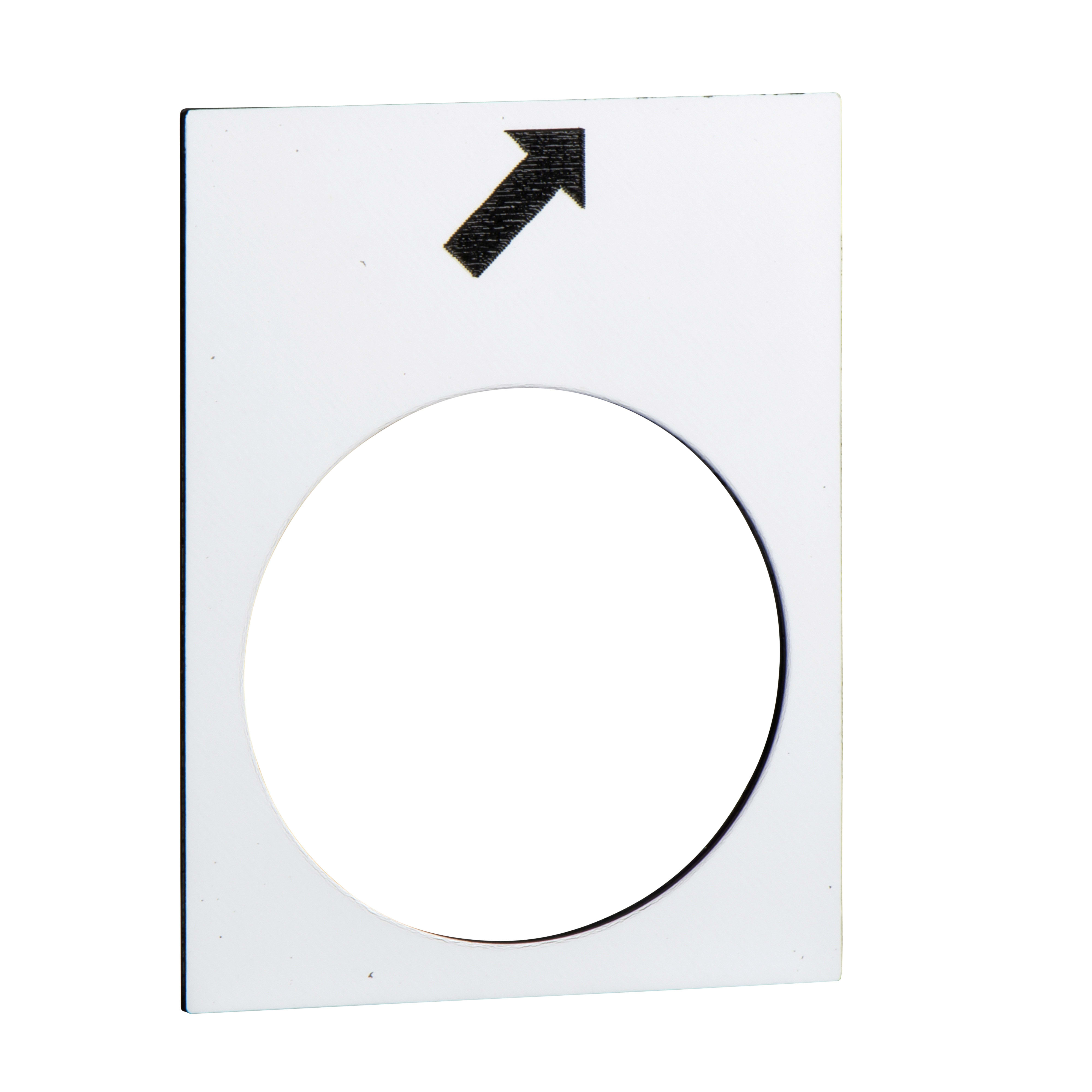 SCHNEIDER ELECTRIC - Etichetta - 30×40mm - bianco - avanti, lento