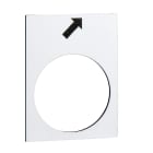 SCHNEIDER ELECTRIC - Etichetta - 30×40mm - bianco - avanti, lento