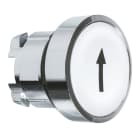 SCHNEIDER ELECTRIC - Testa pulsante Ø22 - ad impulso - filoghiera - bianca - freccia su ZB4BA334