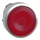 SCHNEIDER ELECTRIC - Testa pulsante luminoso Ø22 - rosso - per inserimento etichetta- per LED universale