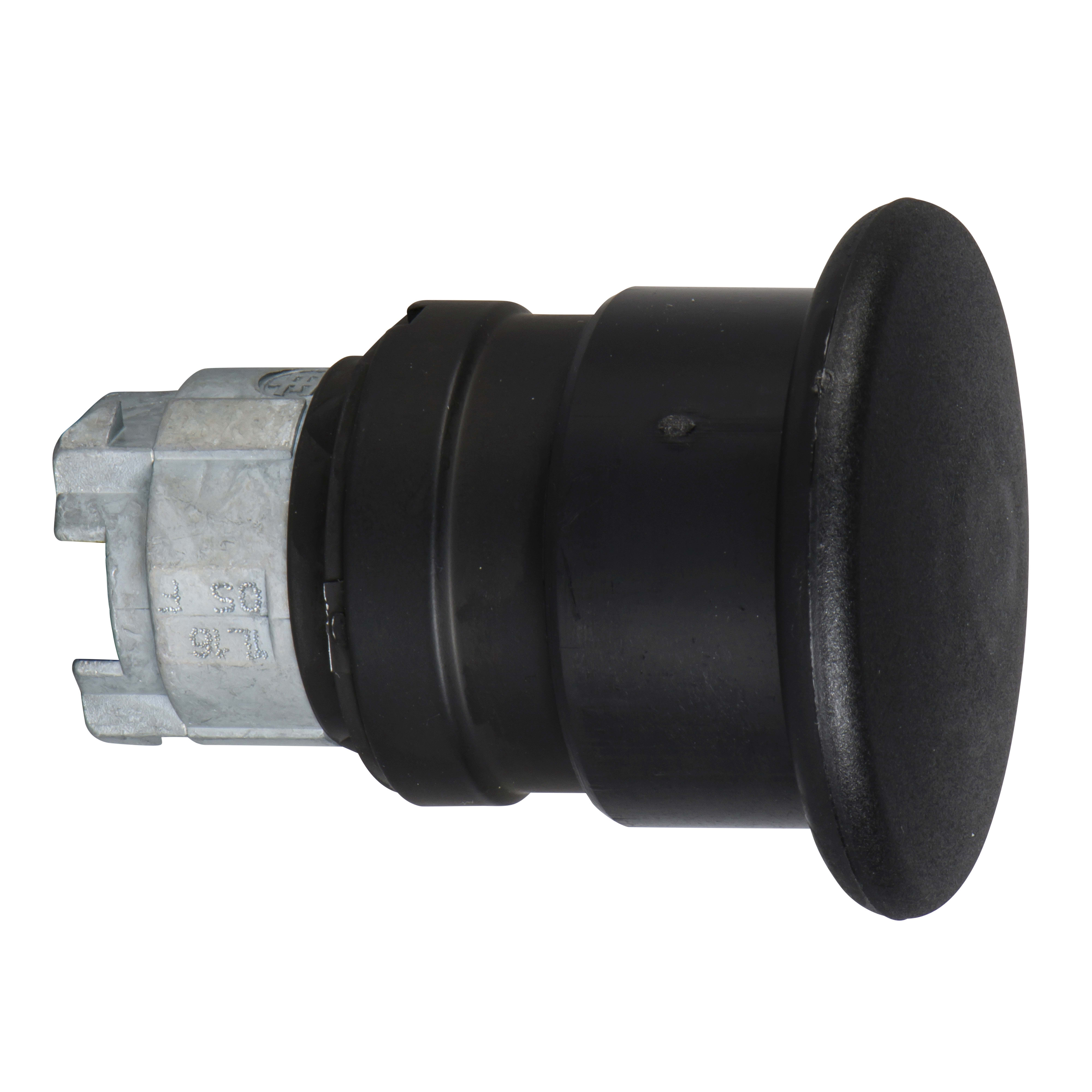 SCHNEIDER ELECTRIC - Testa pulsante Ø22 - ad impulso - fungo Ø40mm - nera