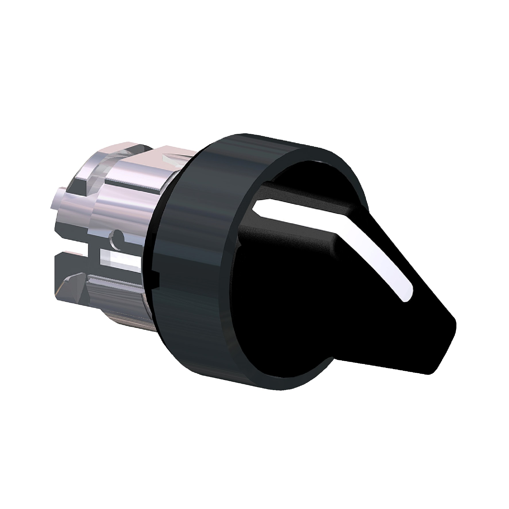 SCHNEIDER ELECTRIC - Testa selettore - 2 posizioni Ø22 - nero ZB4BD27