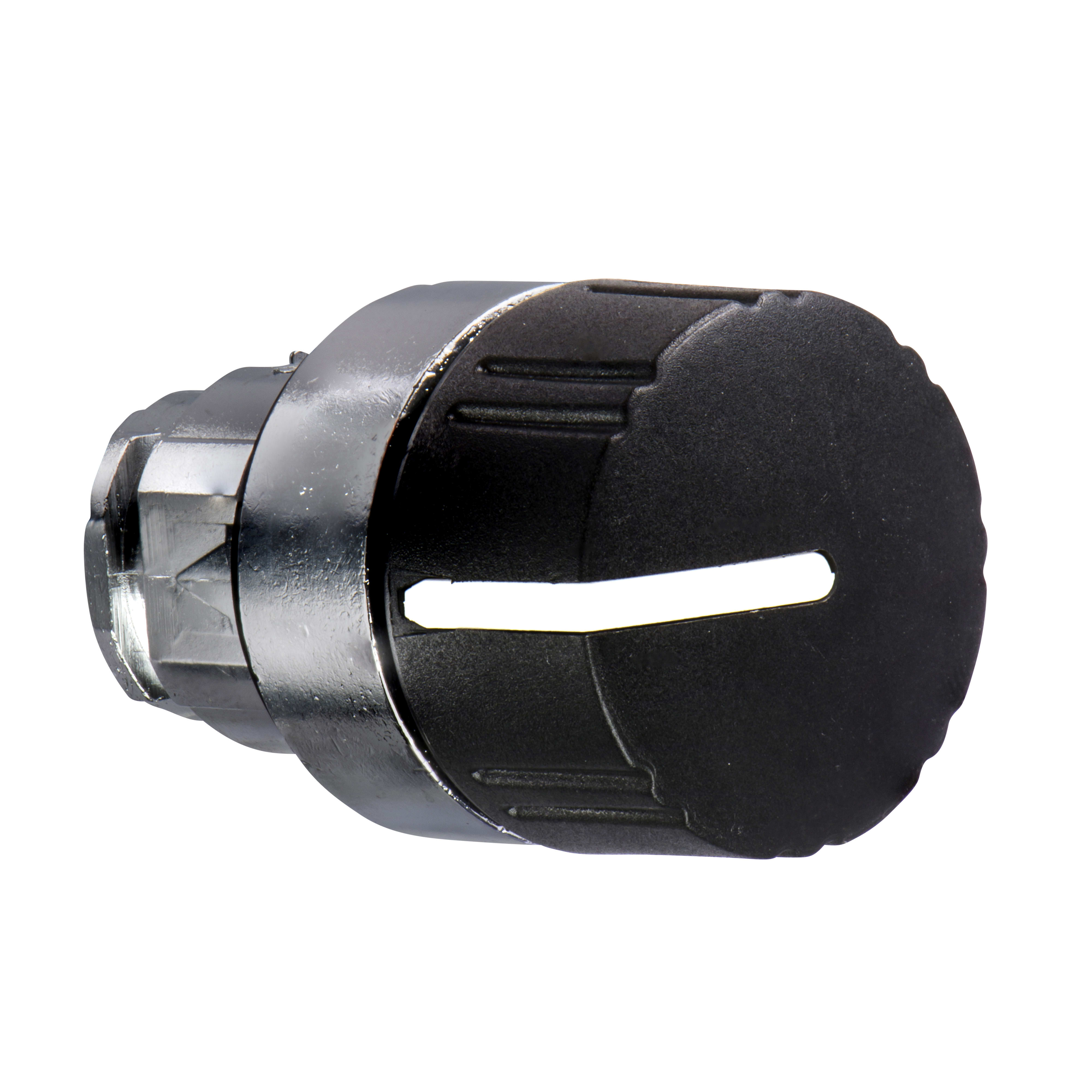 SCHNEIDER ELECTRIC - Testa selettore a rotella, Harmony XB4, metalol, nero, 22mm, 3 posizioni con ritorno