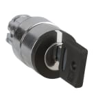 SCHNEIDER ELECTRIC - Testa selettore a chiave Ø 22 - 3 posizioni- chiave nera - estrazione chiave tutte ZB4BG0F022