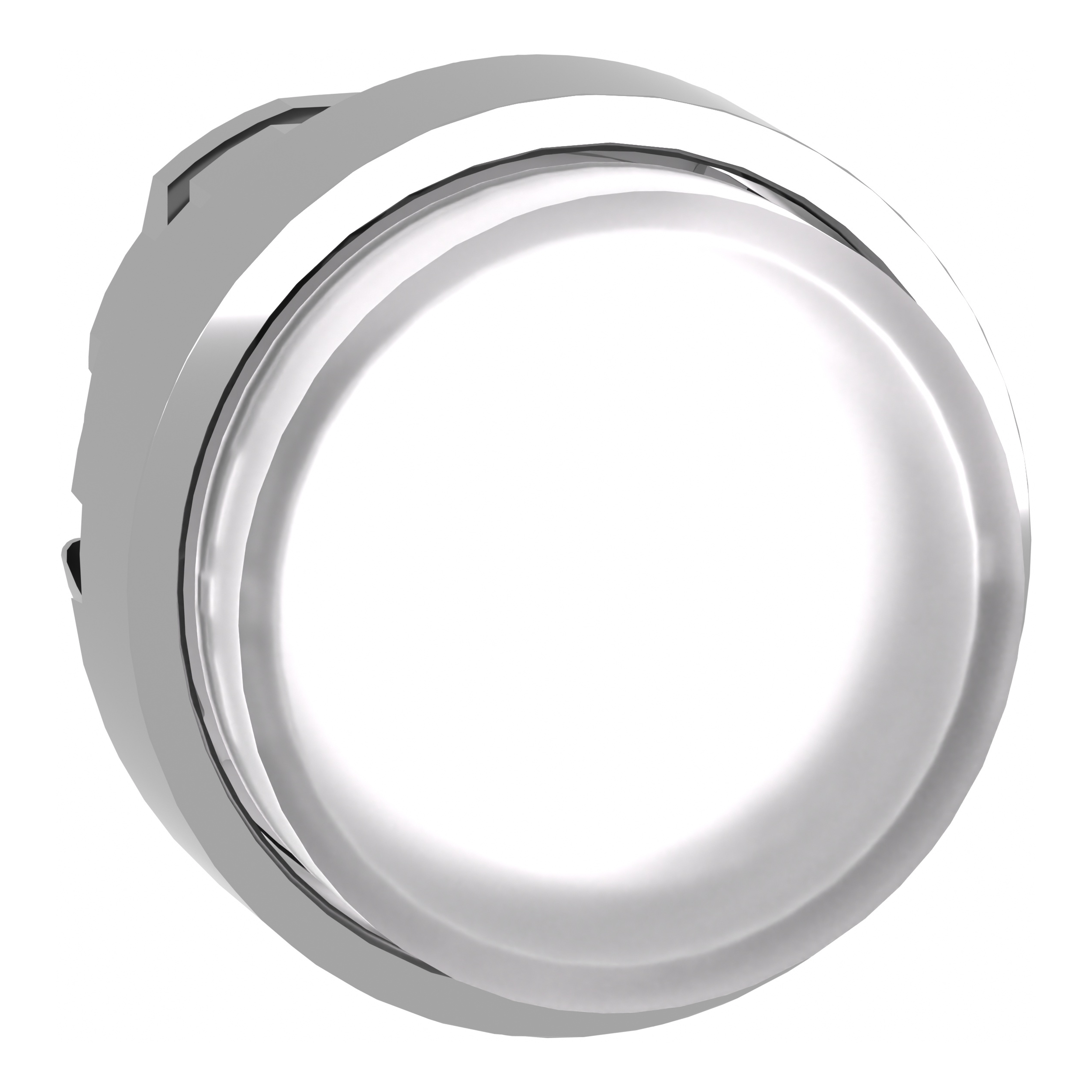 SCHNEIDER ELECTRIC - Testa pulsante luminoso Ø22 - bianco- per LED universale