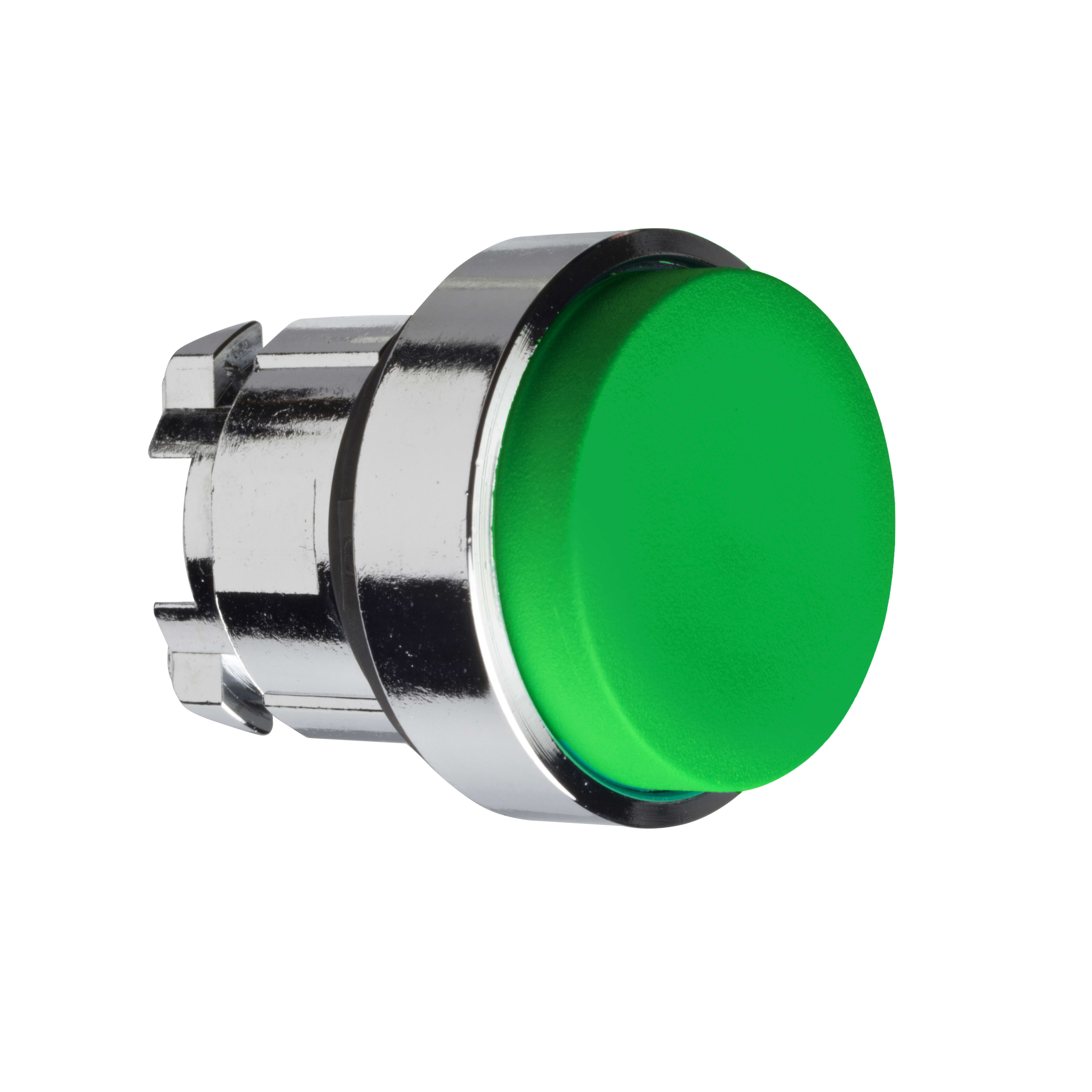 SCHNEIDER ELECTRIC - Testa pulsante Ø22 - passo-passo - sporgente - verde