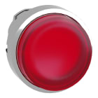 SCHNEIDER ELECTRIC - Testa pulsante luminoso Ø22- rosso- per LED universale ZB4BH43