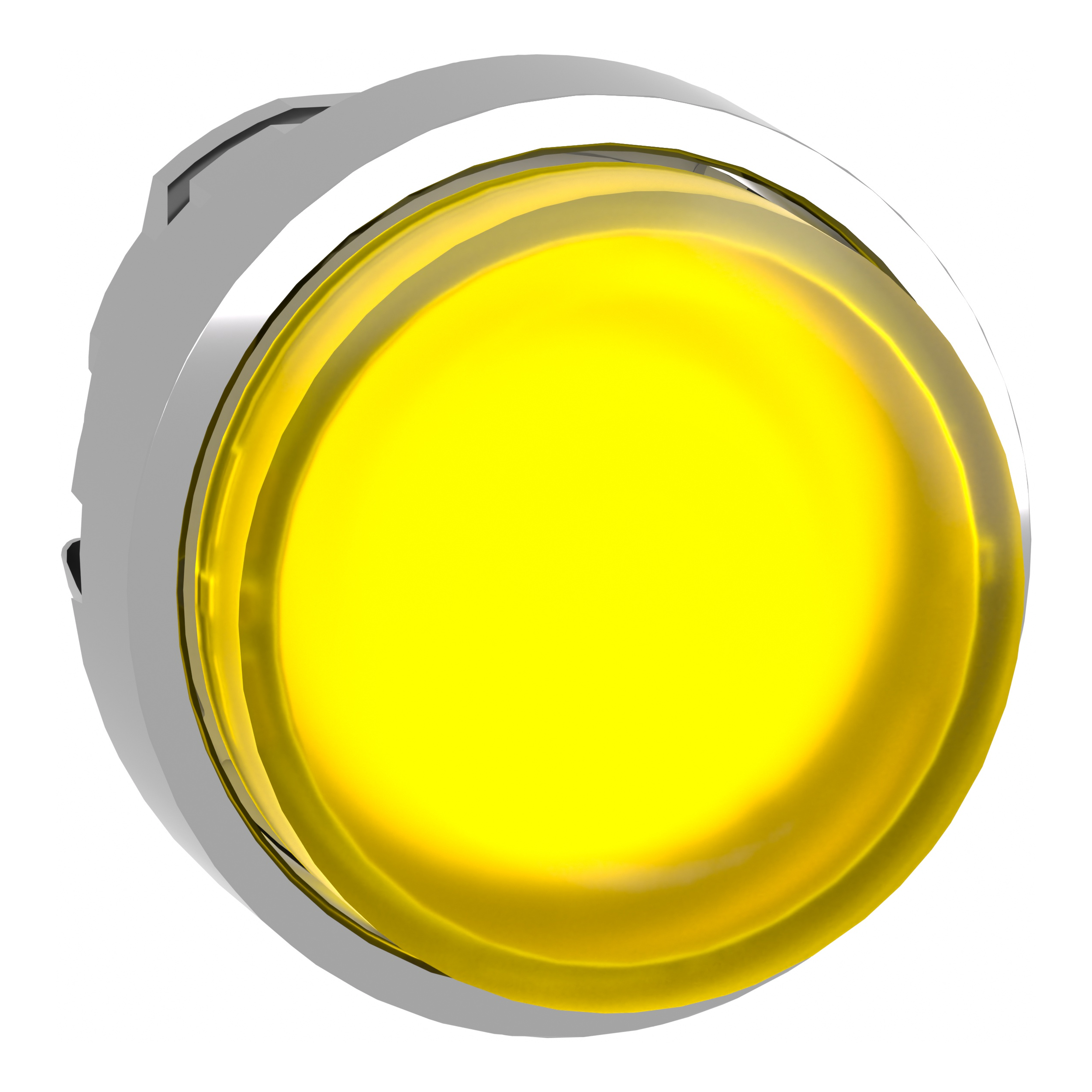 SCHNEIDER ELECTRIC - Testa pulsante luminoso giallo Ø22- per LED universale