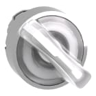SCHNEIDER ELECTRIC - Testa selettore luminoso -Harmony XB4- 2 posizioni Ø22 - bianco- per LED universale, metallo