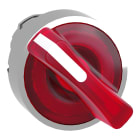 SCHNEIDER ELECTRIC - Testa selettore luminoso -Harmony XB4- 2 posizioni Ø22 - rosso- per LED universale, metallo ZB4BK1243