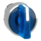 SCHNEIDER ELECTRIC - Testa selettore luminoso -Harmony XB4 - 3 posizioni Ø22 - blu- per LED universale, metallo