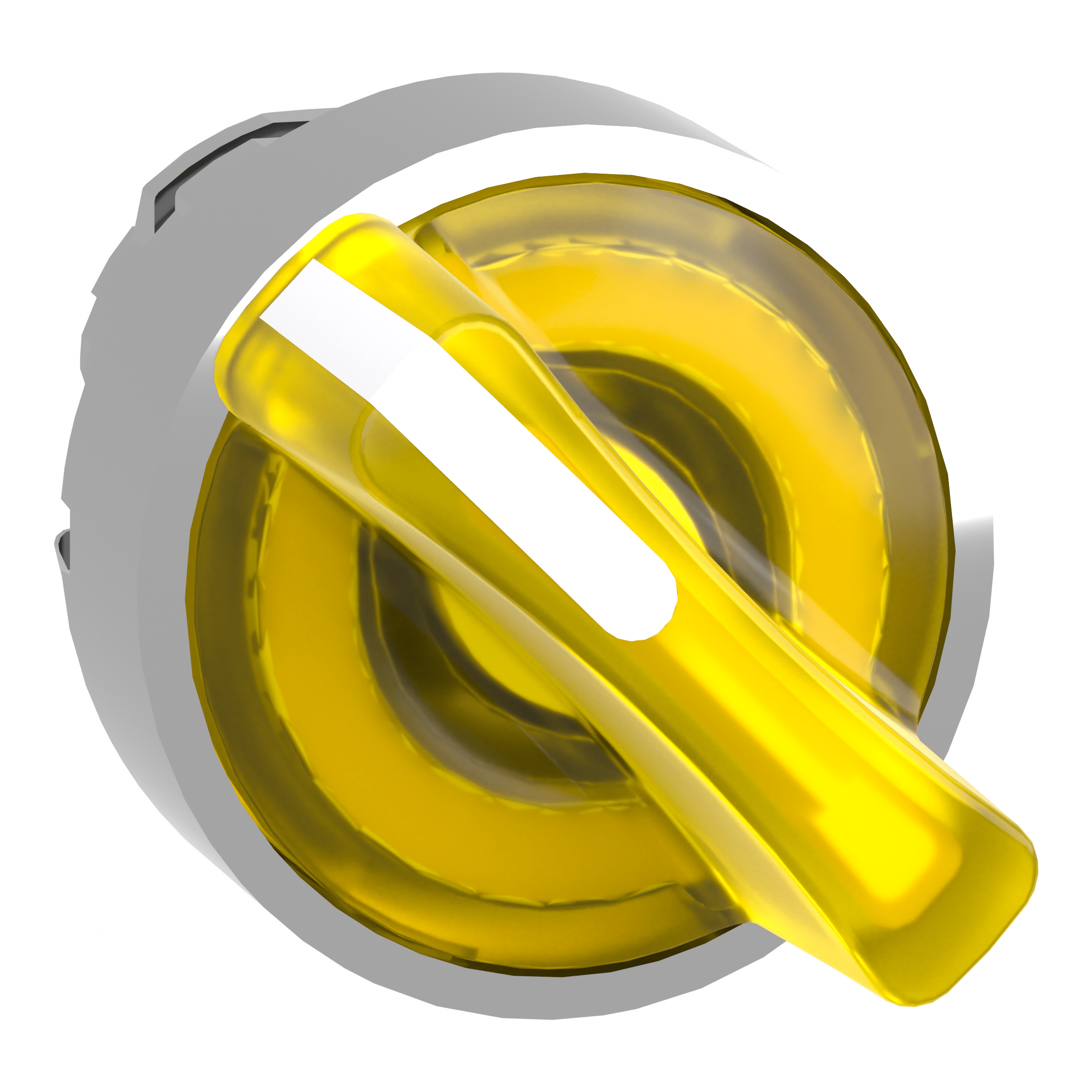 SCHNEIDER ELECTRIC - Testa selettore luminoso giallo - Ø 22- per LED universale ZB4BK1483