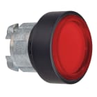 SCHNEIDER ELECTRIC - Testa pulsante luminoso Ø22 - ROSSA - per inserimento etichetta