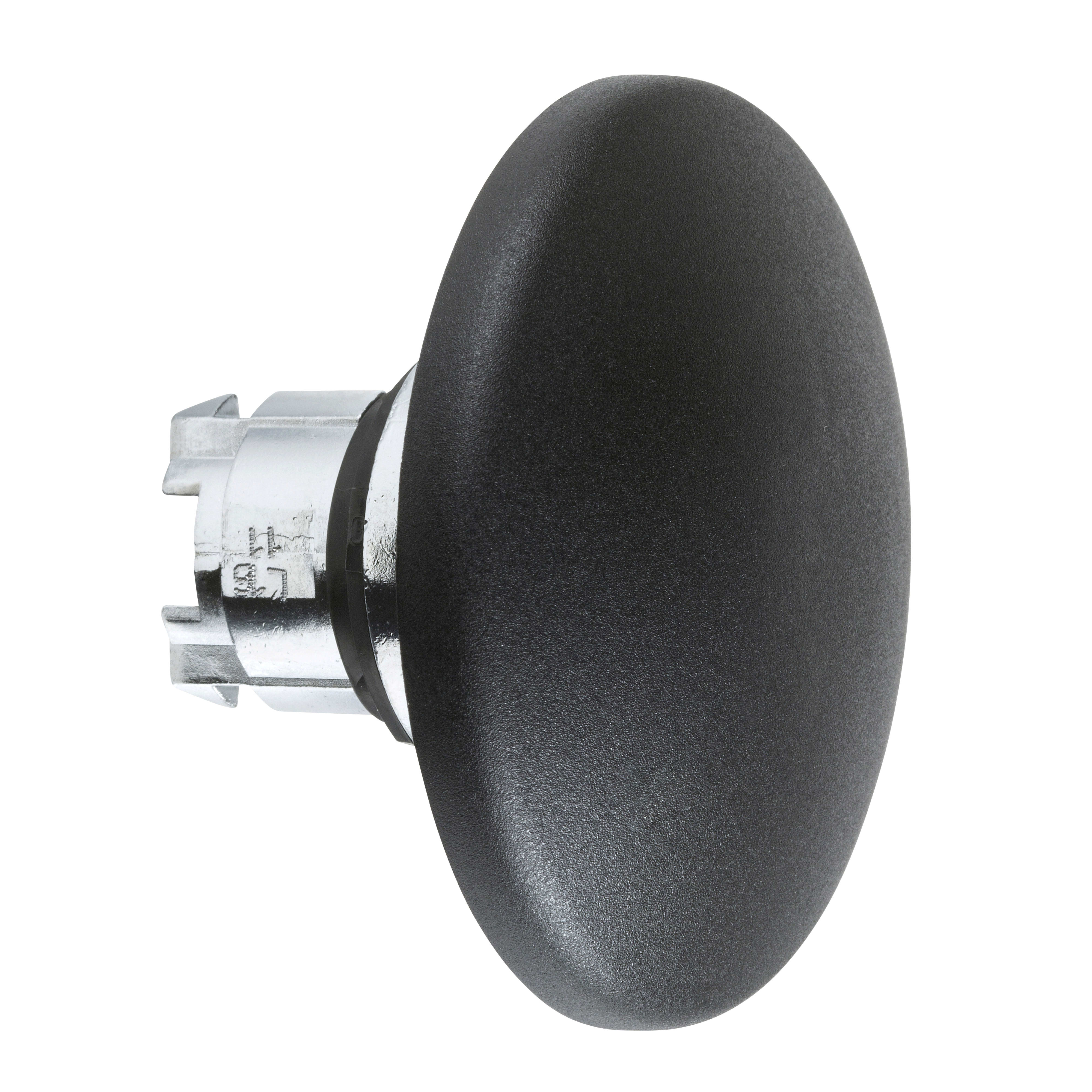 SCHNEIDER ELECTRIC - Testa pulsante emisferica Ø22 - con ritorno - fungo Ø60mm - nera