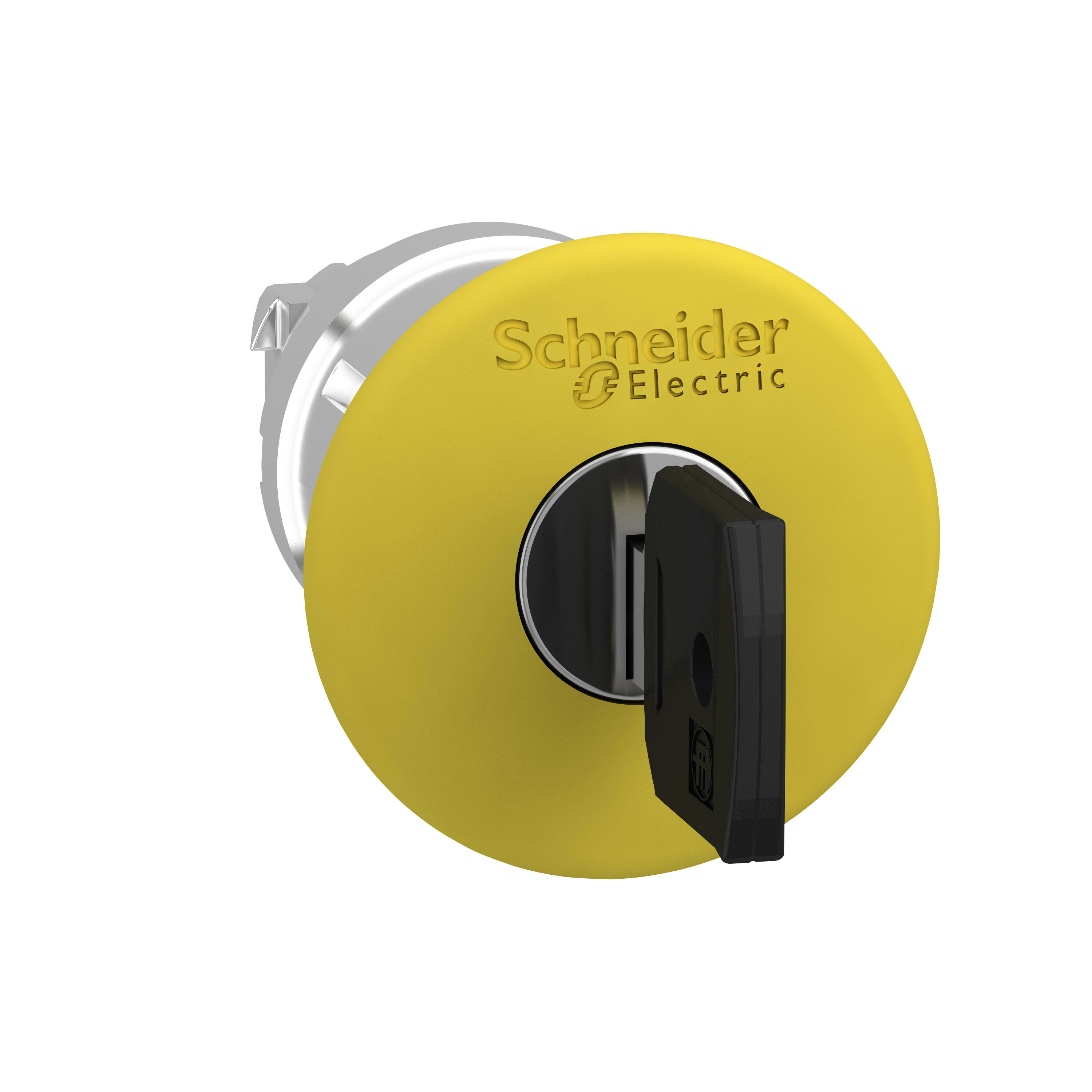 SCHNEIDER ELECTRIC - Testa fungo giallo a chiave d40 mm