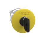 SCHNEIDER ELECTRIC - Testa fungo giallo a chiave d40 mm ZB4BS15