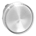 SCHNEIDER ELECTRIC - Testa lampada spia Ø22 gemme striate bianche- per LED universale
