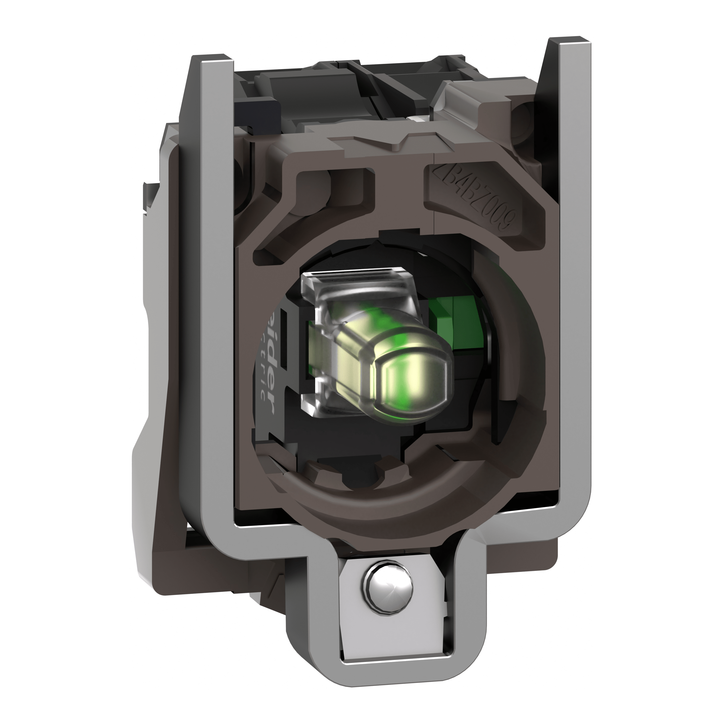 SCHNEIDER ELECTRIC - Corpo per pulsante luminoso Ø22 - LED universale 1NO-24Vac/dc