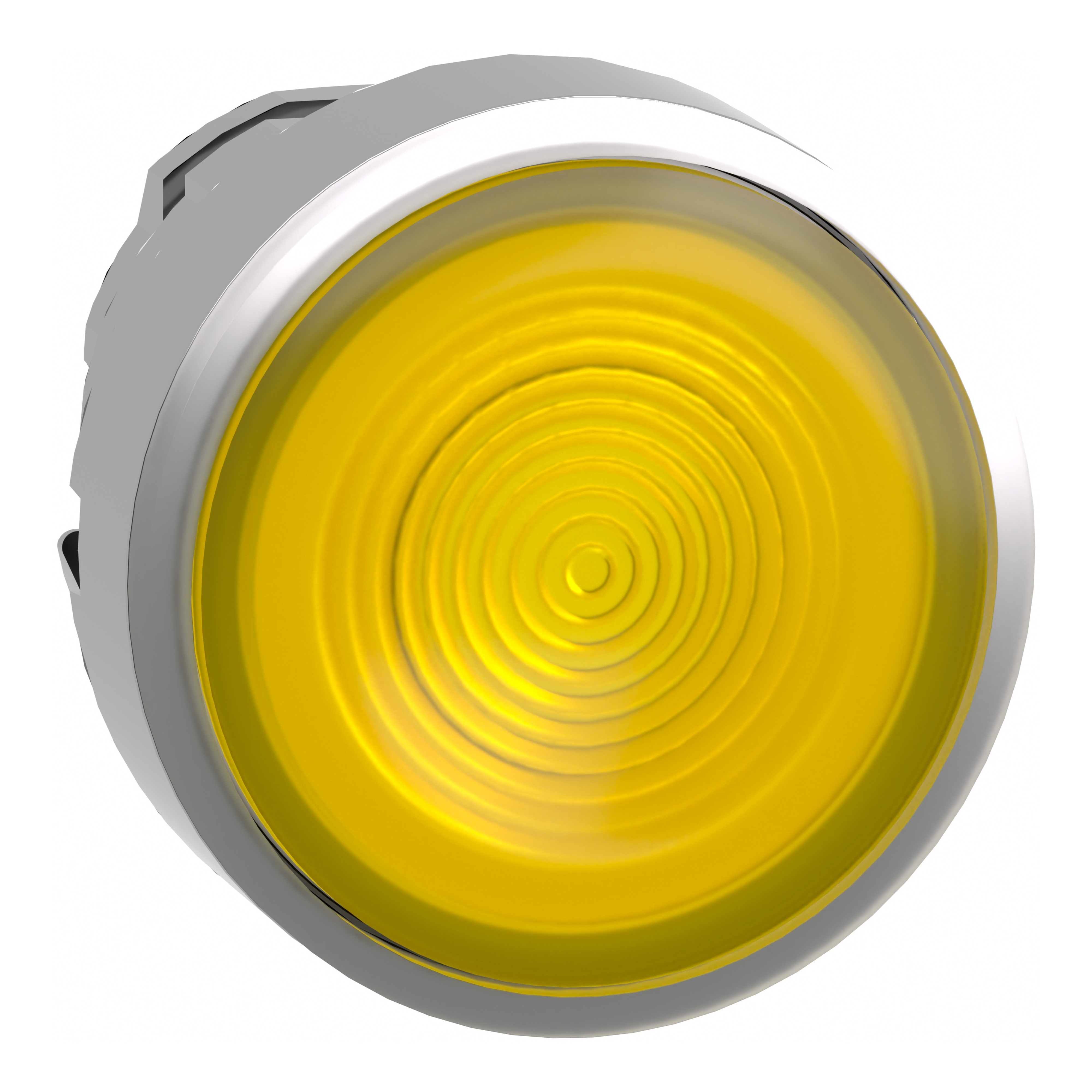 SCHNEIDER ELECTRIC - Testa pulsante luminoso giallo led Ø22- per LED universale ZB4BW383S