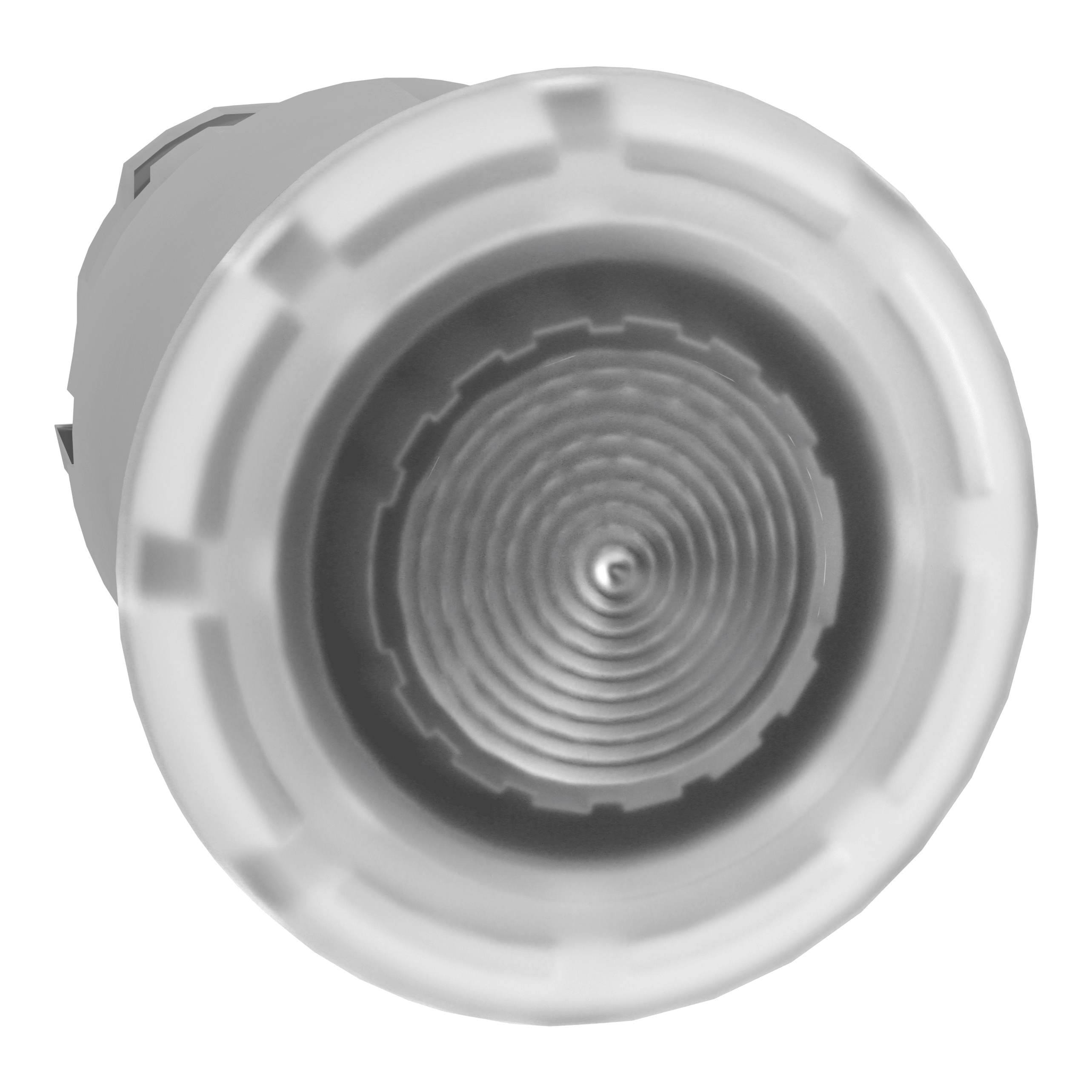 SCHNEIDER ELECTRIC - Testa pulsante a fungo luminoso Ø40 - PREMERE-TIRARE Ø22 - bianco- per LED universale ZB4BW613