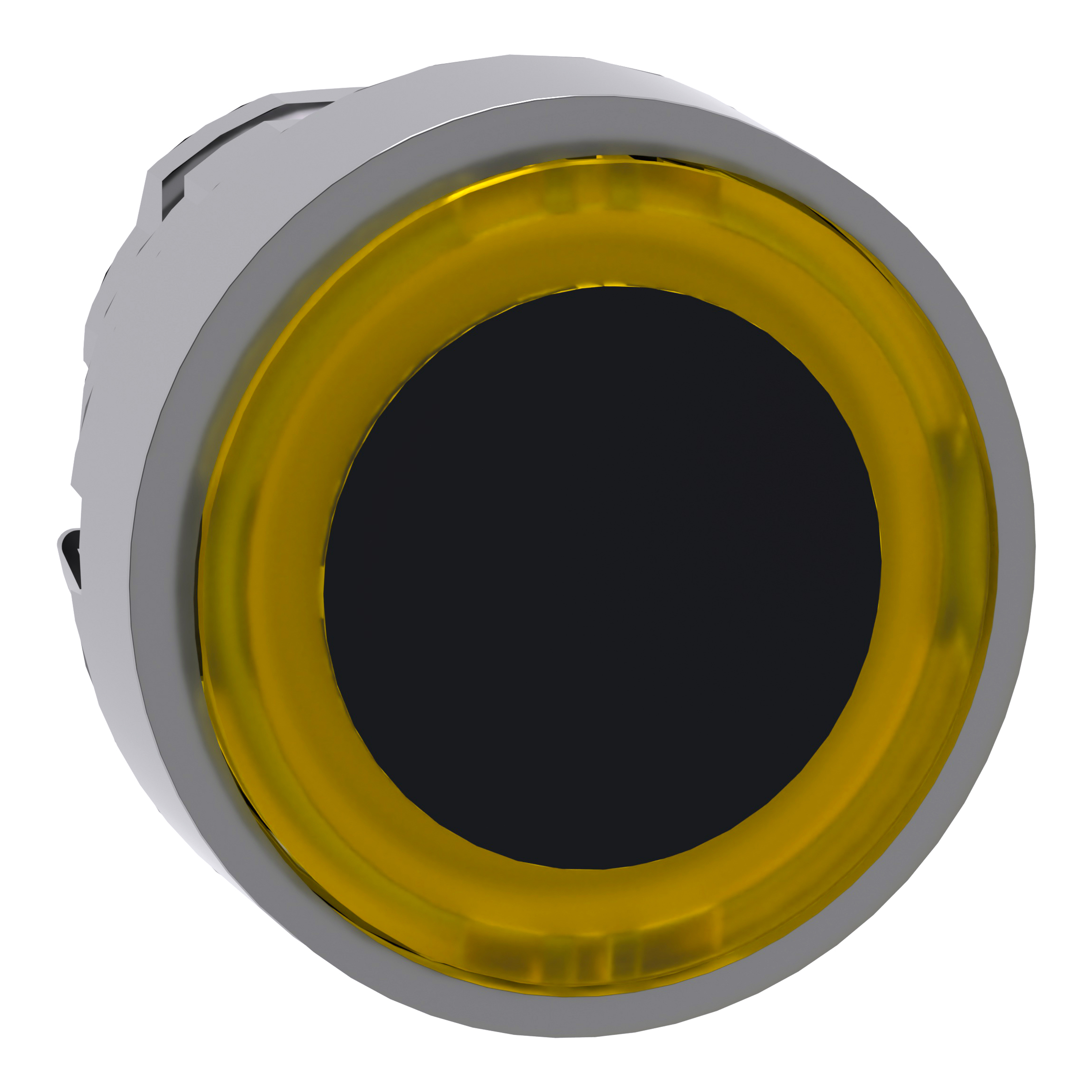 SCHNEIDER ELECTRIC - Testa pulsante anello luminoso giallo Ø22- per LED universale ZB4BW983