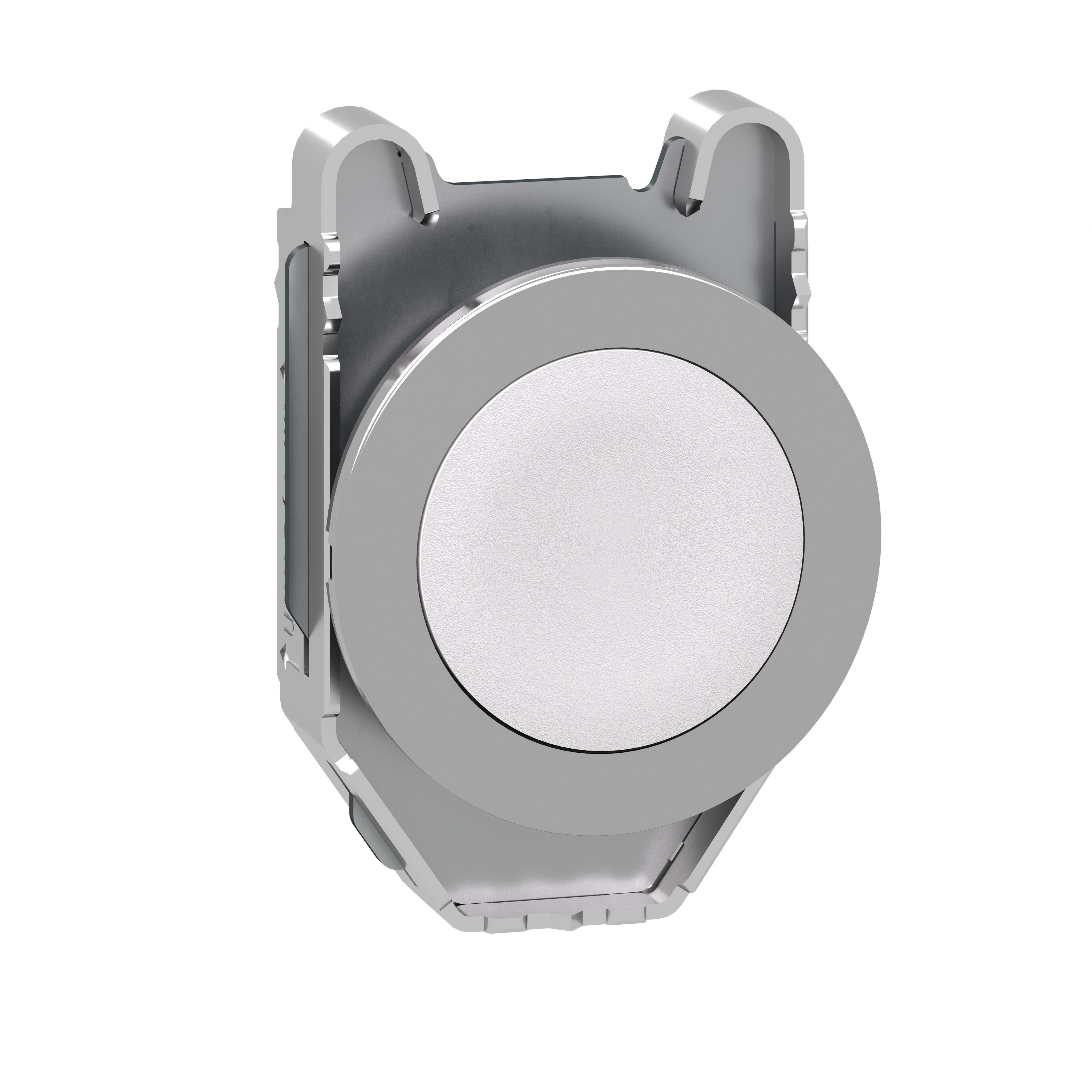 SCHNEIDER ELECTRIC - Testa pulsante bianco filopannello ZB4FA1