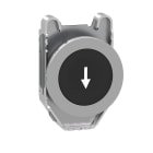 SCHNEIDER ELECTRIC - Testa pulsante nero filopannello con marcatura FRECCIA ZB4FA335