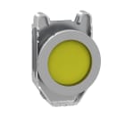 SCHNEIDER ELECTRIC - Testa pulsante giallo filopannello con guardia alta